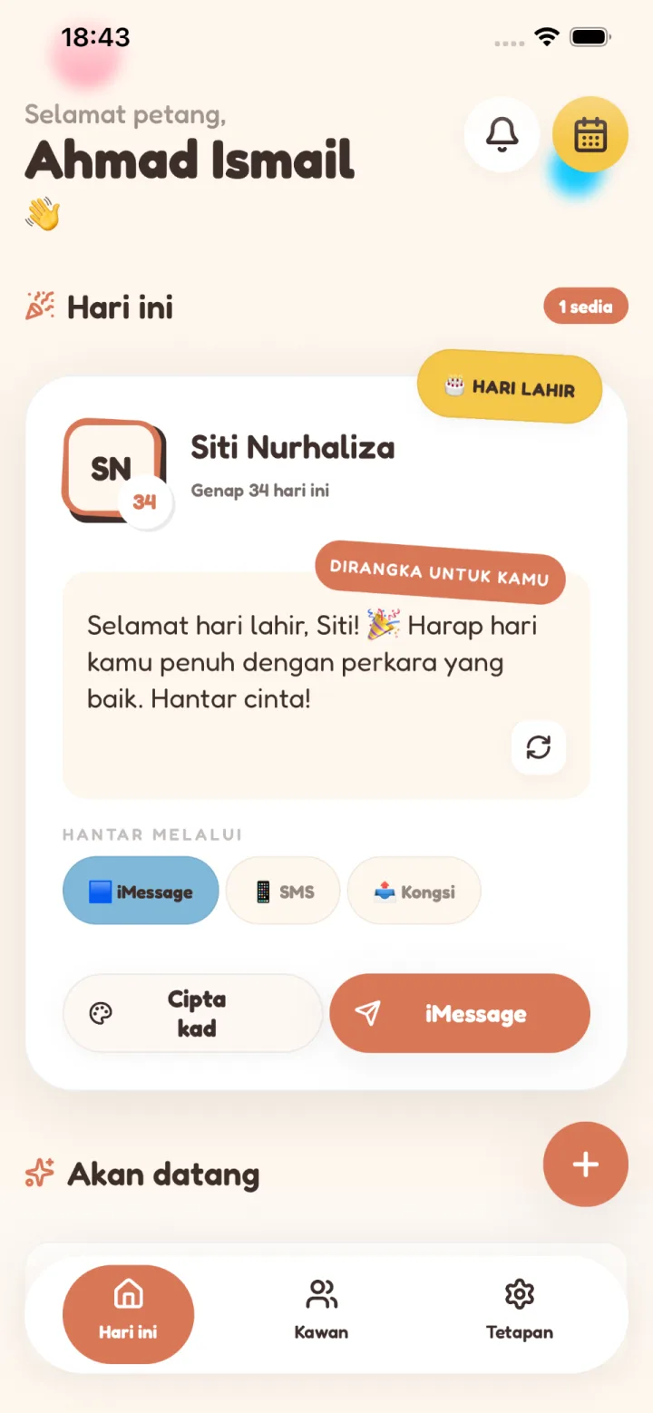 Amy berusia 31 hari ini