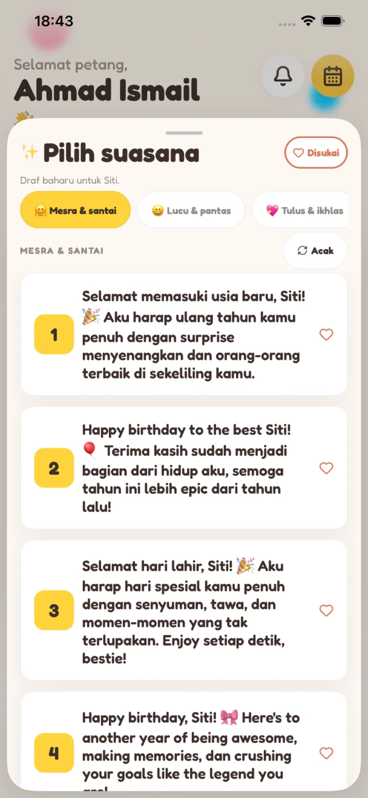 Dirangka untuk kamu