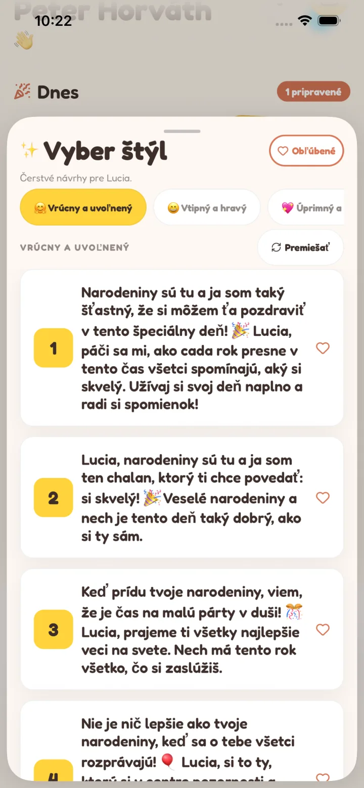 Napísané pre teba